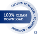 100% CLEAN award granted by Softpedia